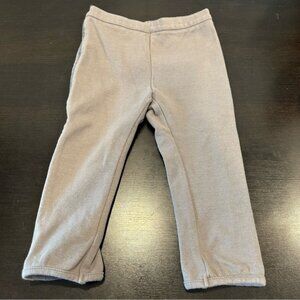 Gap Grey Leggings with sequin Tuxedo Stripe